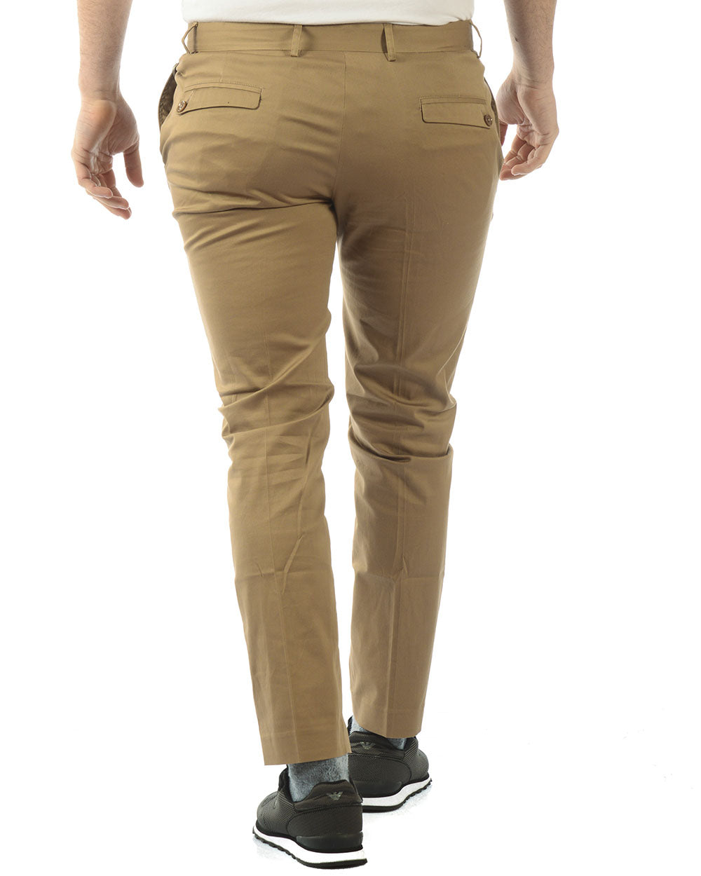 Pantaloni Beige Scuro Daniele Alessandrini - mem39