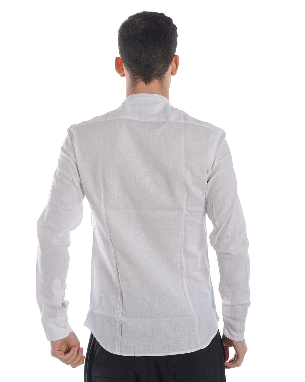 Camicia Bianca Slim Fit Daniele Alessandrini - mem39