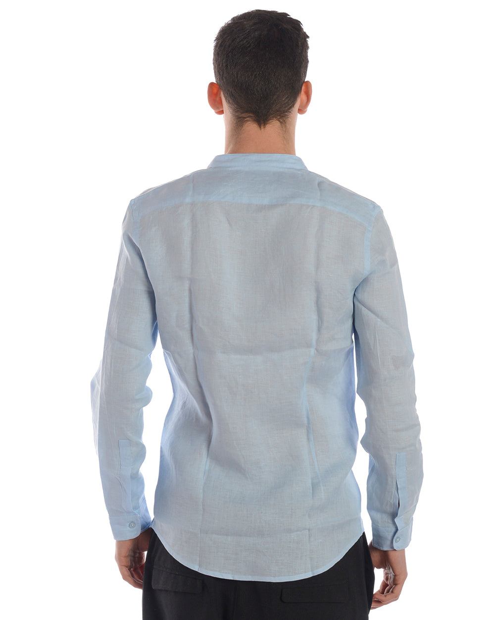 Camicia Lino Blu XL Daniele Alessandrini - mem39