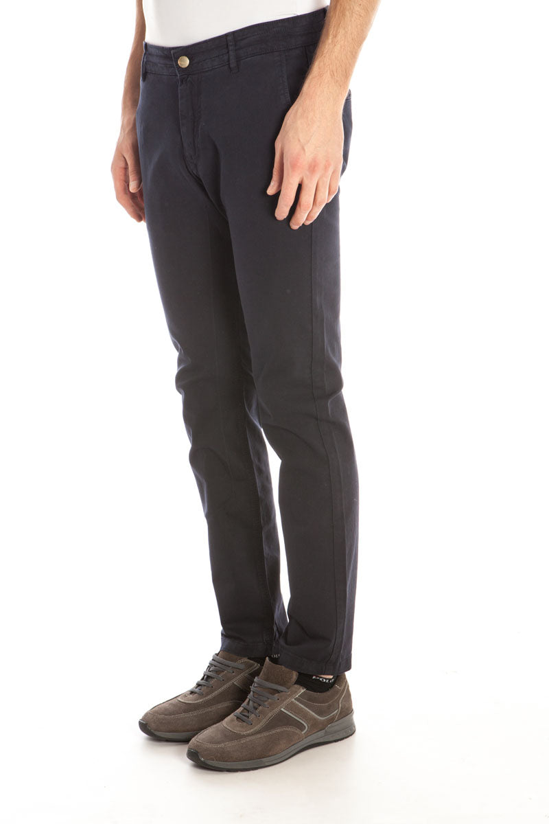 Pantaloni Daniele Alessandrini in Cotone ed Elastan - mem39