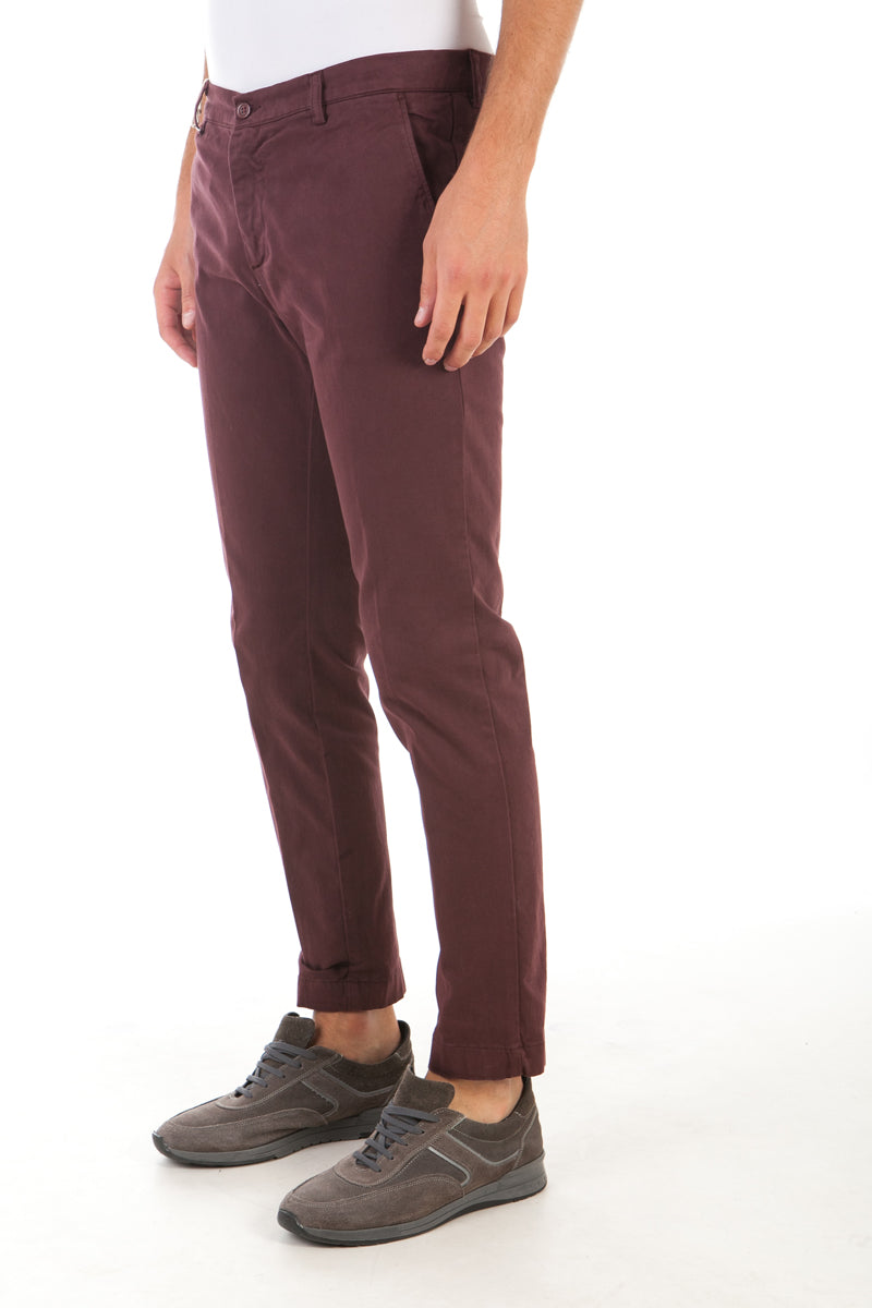 Pantaloni Blu Eleganti Daniele Alessandrini - mem39