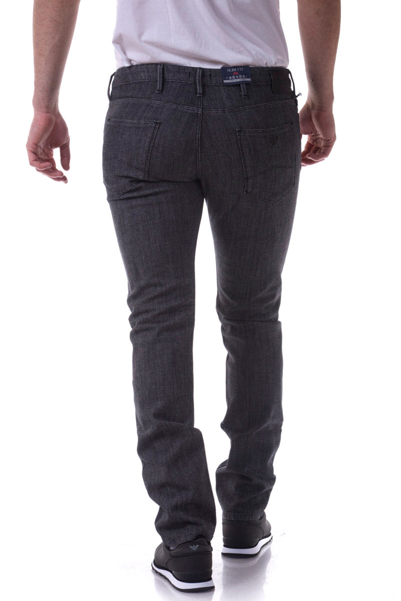 Polo Armani Jeans AJ Nero in Cotone - mem39