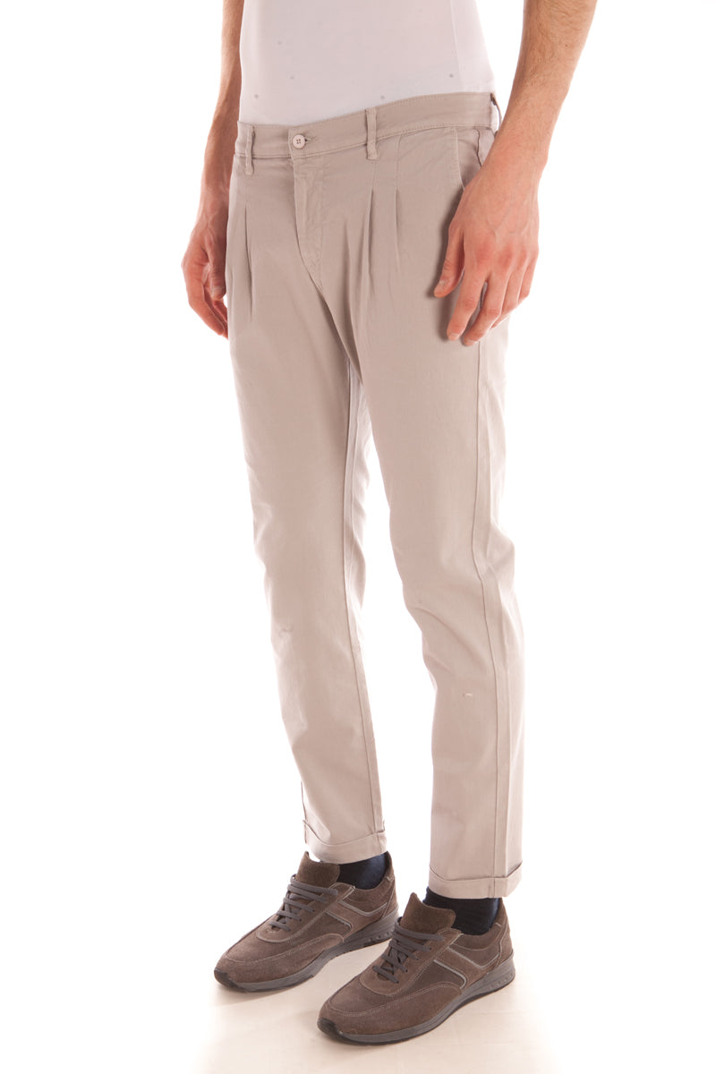 Pantaloni Blu Cotone e Lycra Daniele Alessandrini - mem39