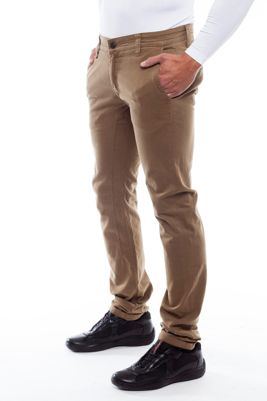 Pantaloni Beige Daniele Alessandrini - Inverno/Inverno - mem39