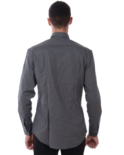 Camicia Eleganza Nero Daniele Alessandrini - mem39