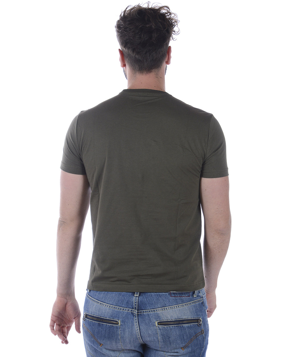 T-shirt Verde Stampata Emporio Armani EA7 - mem39