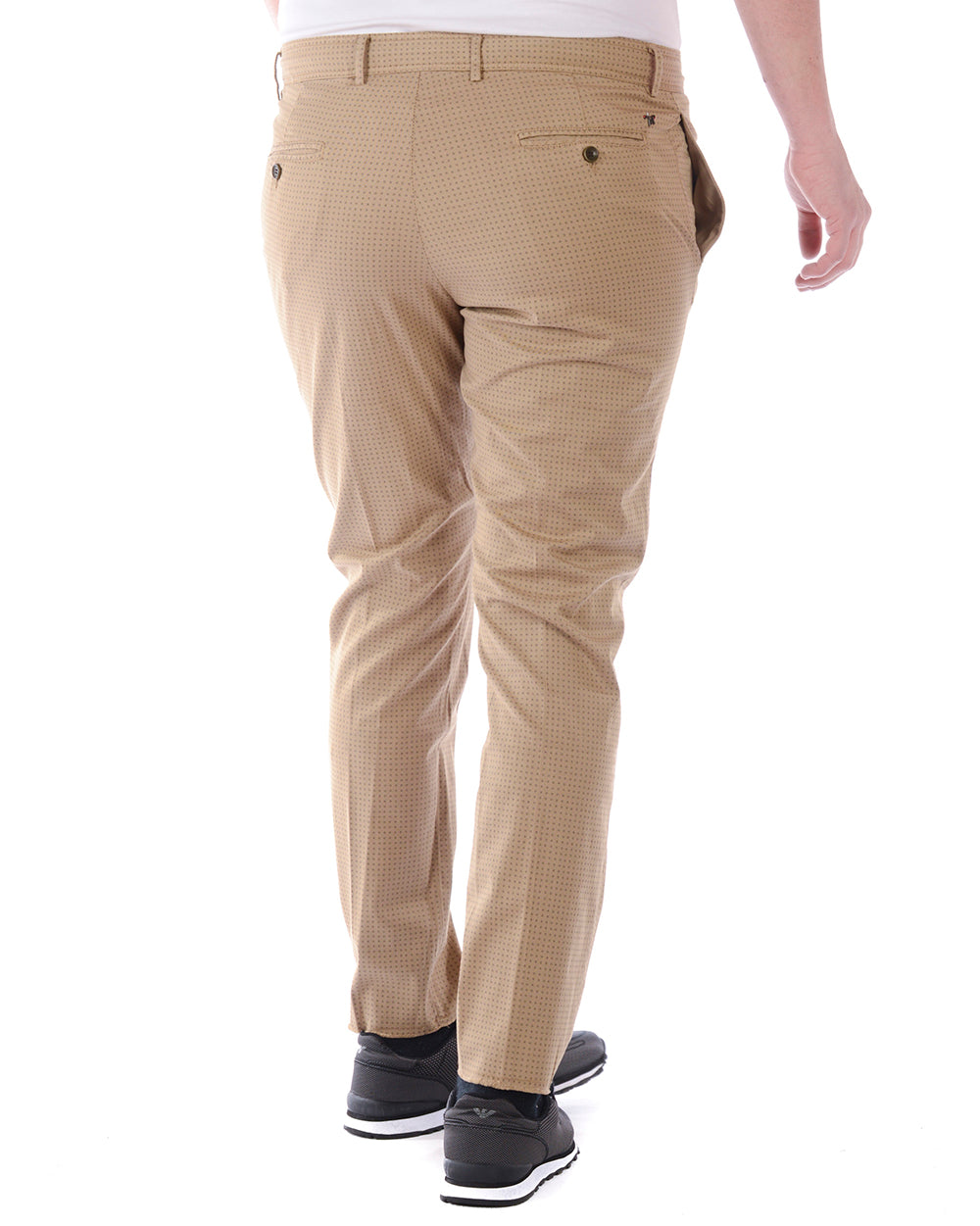 Pantaloni Eleganti Beige Daniele Alessandrini - mem39