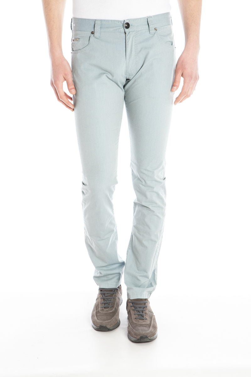 Pantaloni Slim Fit Armani Collezioni Grigio Scuro - mem39