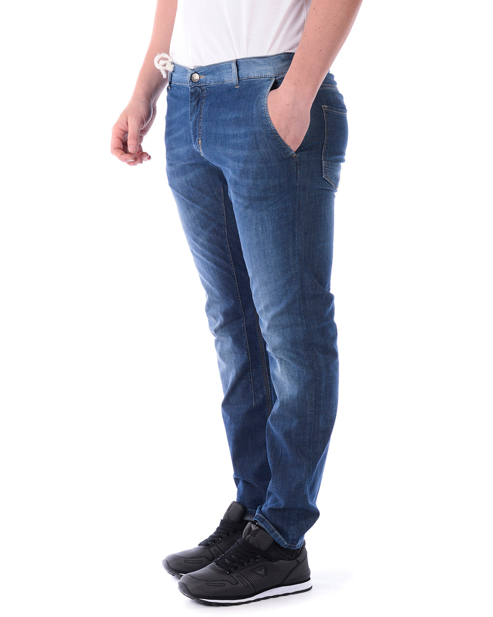 Pantaloni Jeans Daniele Alessandrini Denim M - mem39