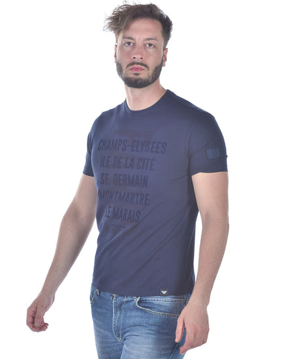 T-shirt Blu Emporio Armani - mem39