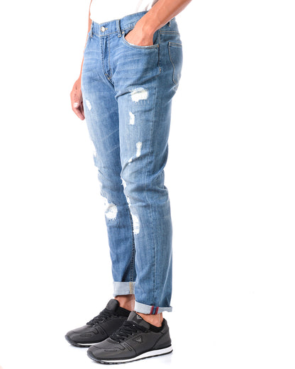 Jeans Daniele Alessandrini in Cotone ed Elastan Marrone M - mem39