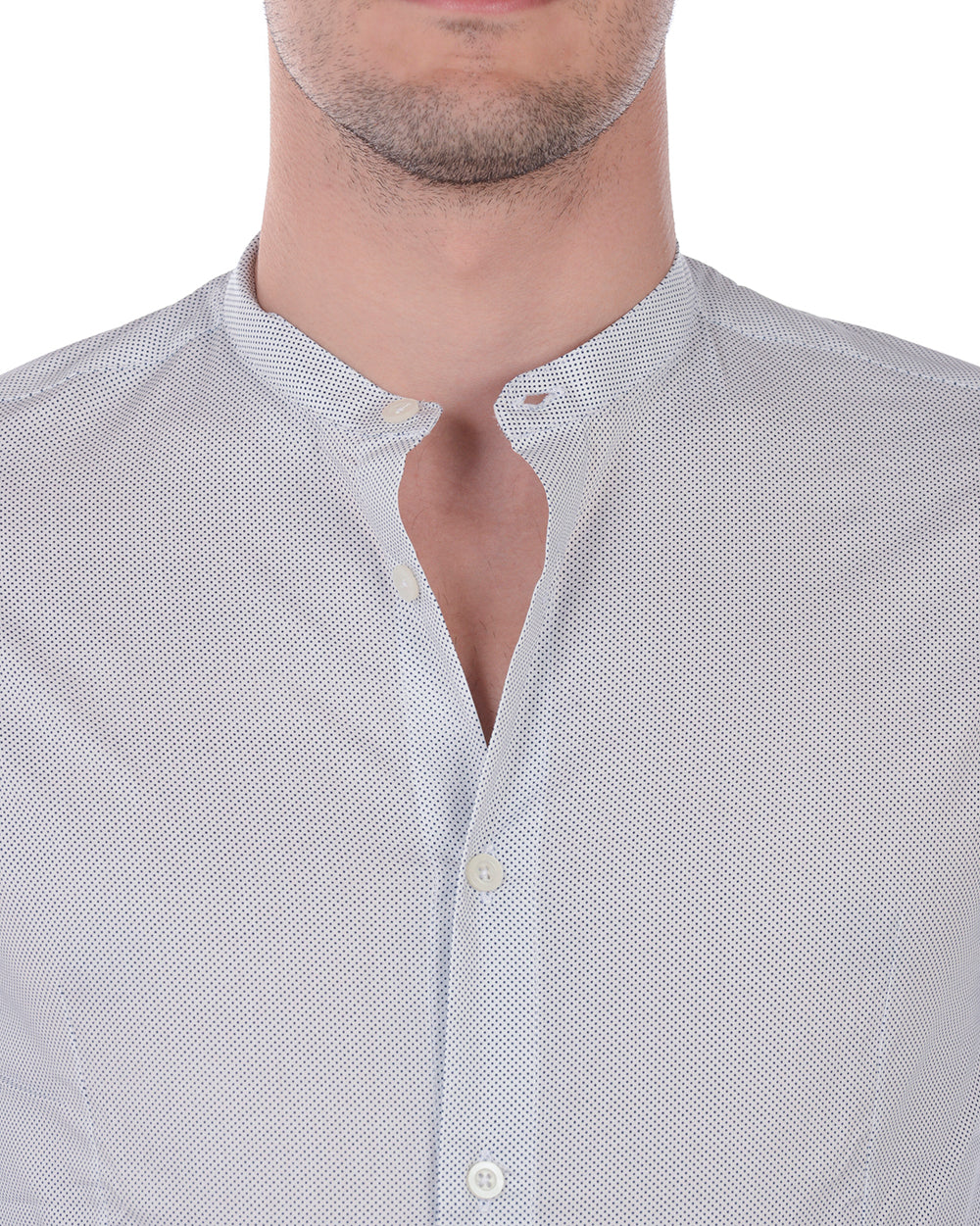 Camicia Daniele Alessandrini Blu Rosso in Cotone - mem39