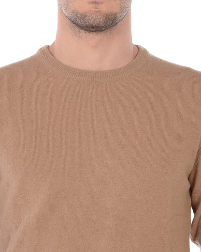 Maglia Beige in Lana e Cachemire Daniele Alessandrini - mem39