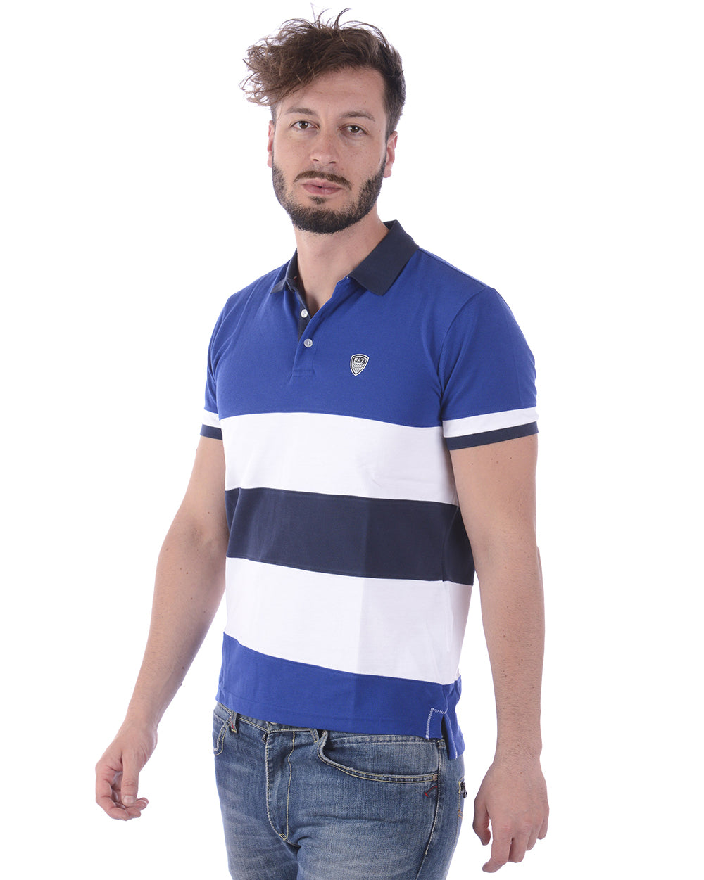 Polo Emporio Armani EA7 Blu Chiaro - mem39