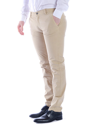 Pantaloni Beige Daniele Alessandrini - mem39