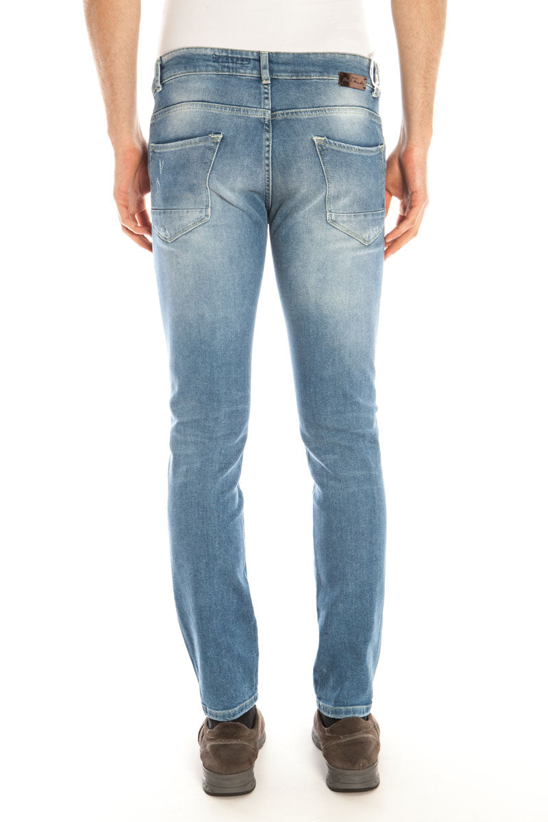 Jeans Daniele Alessandrini Denim M con Bottoni - mem39