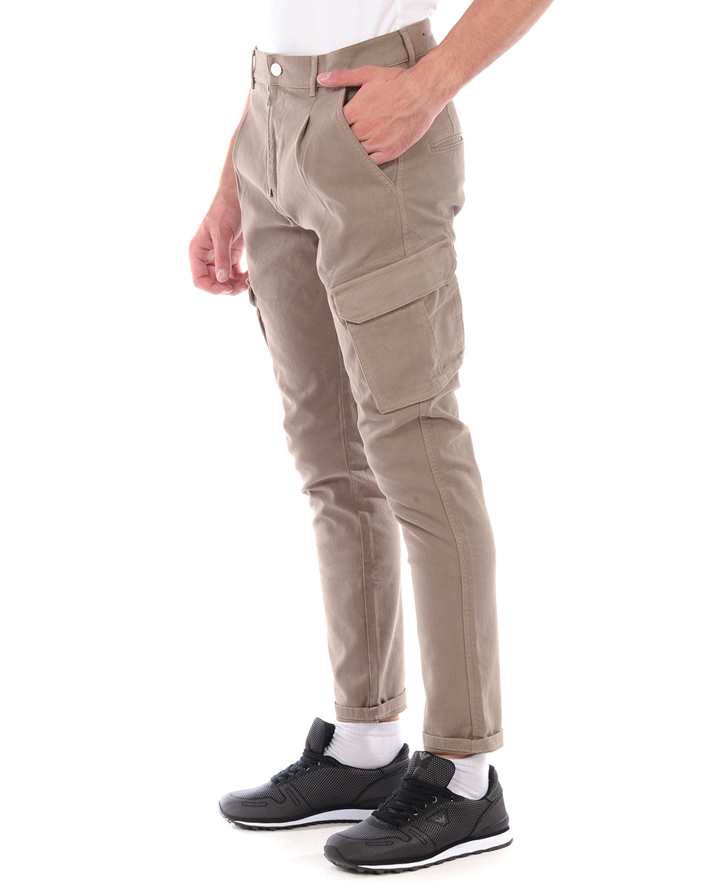 Pantaloni Beige Daniele Alessandrini - mem39