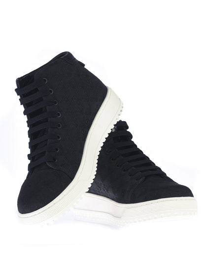 Sneakers Emporio Armani in Pelle Nera - mem39