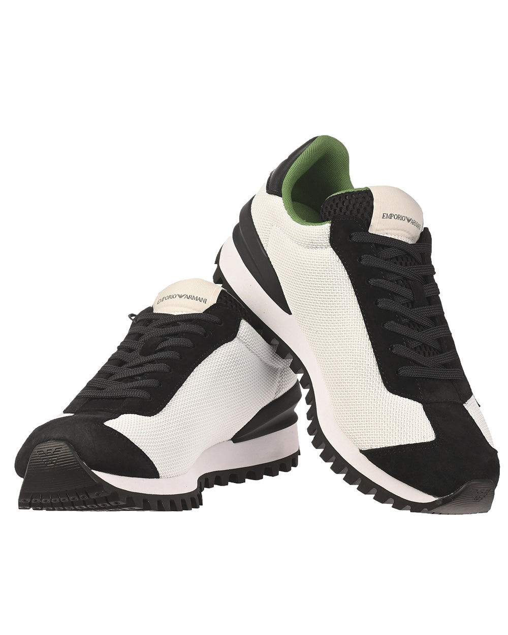 Sneakers Donna Emporio Armani Bianco e Nero - mem39