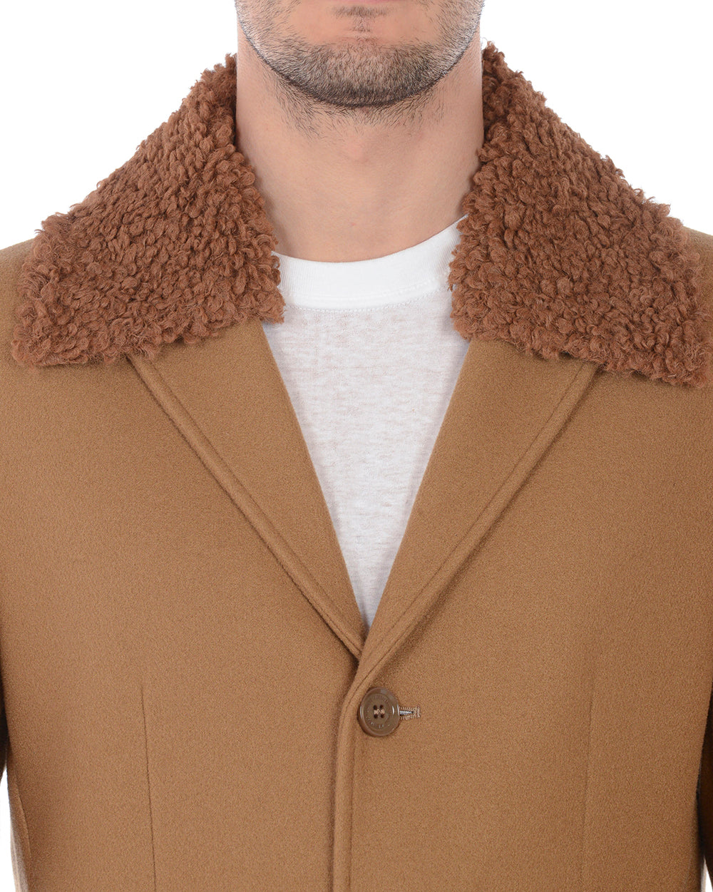 Cappotto Beige Daniele Alessandrini - mem39