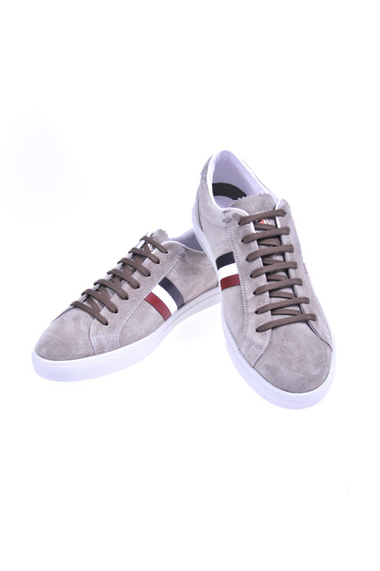 Sneakers in Pelle Grigie Moncler - Taglia 39 - mem39