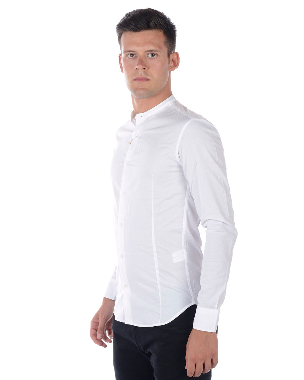 Camicia Slim Fit Daniele Alessandrini Azzurra - mem39