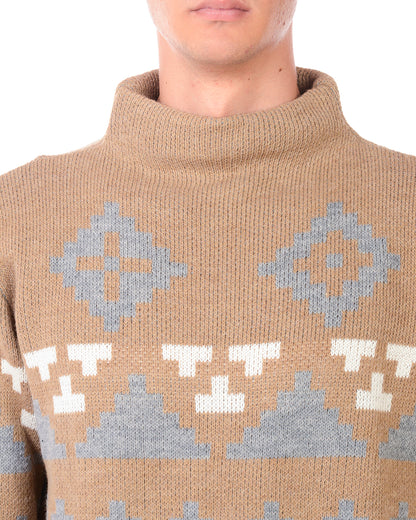 Maglione Beige Daniele Alessandrini 48 - mem39