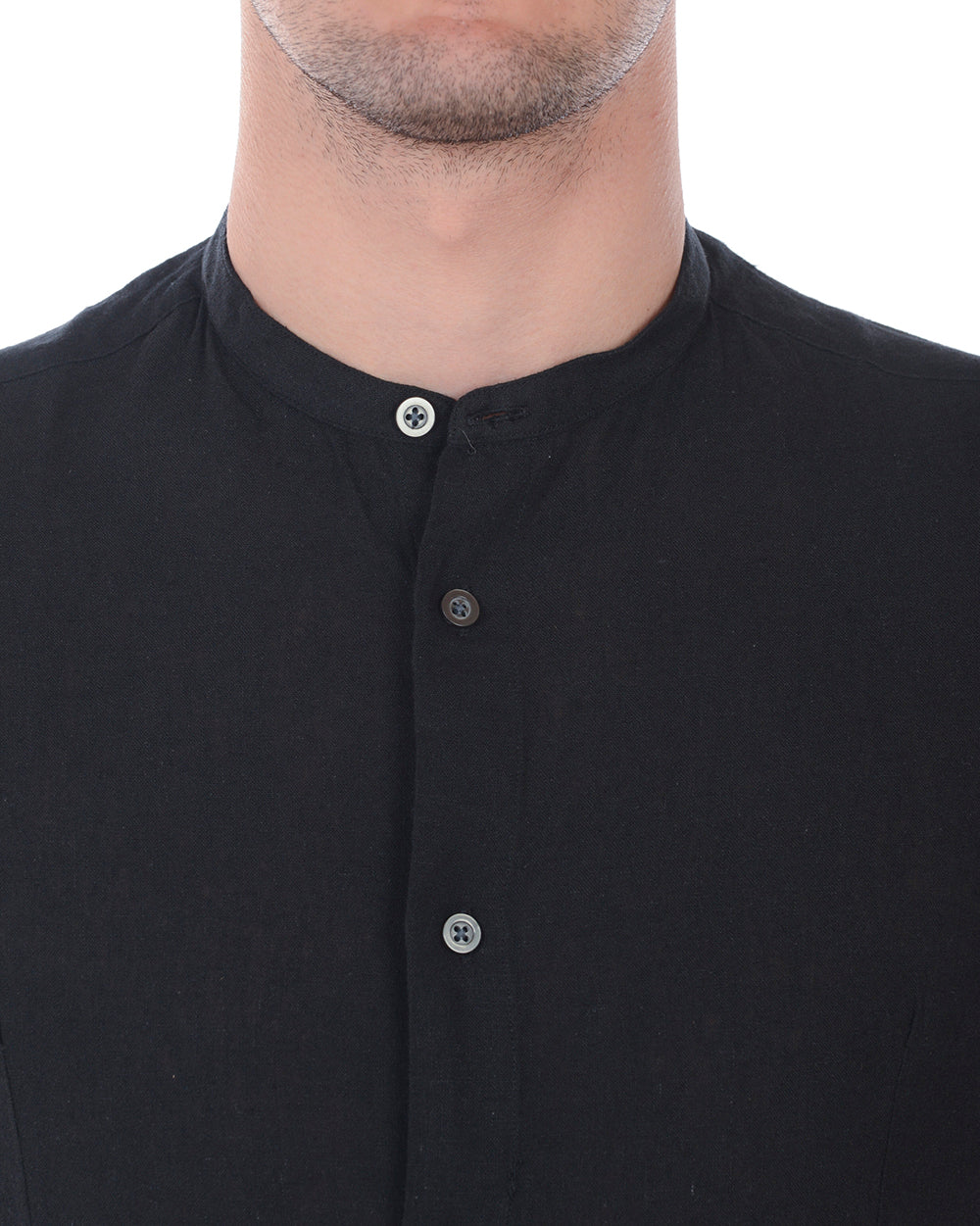 Camicia Daniele Alessandrini Nero Taglia 42 Slim Fit - mem39