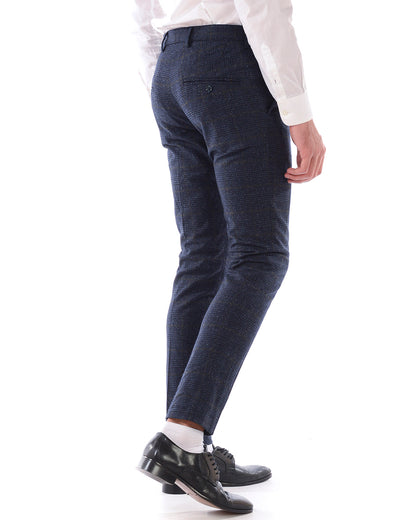 Pantaloni Blu Daniele Alessandrini Classic - mem39