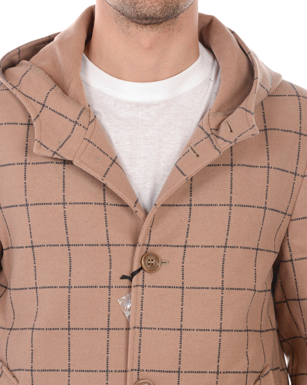 Cappotto Beige Daniele Alessandrini Lord - mem39