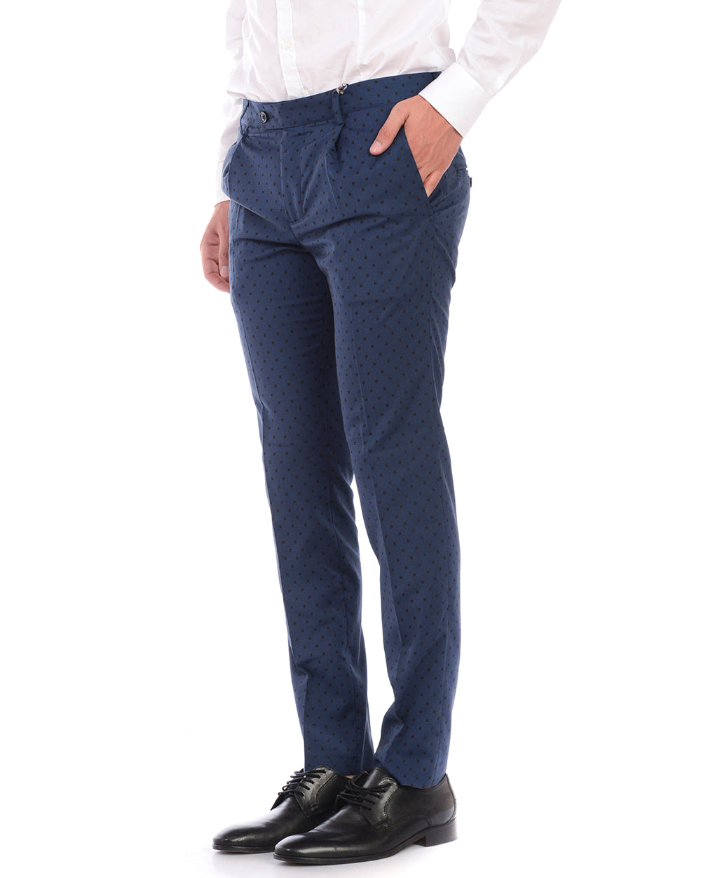 Pantaloni Blu Daniele Alessandrini Classic - mem39