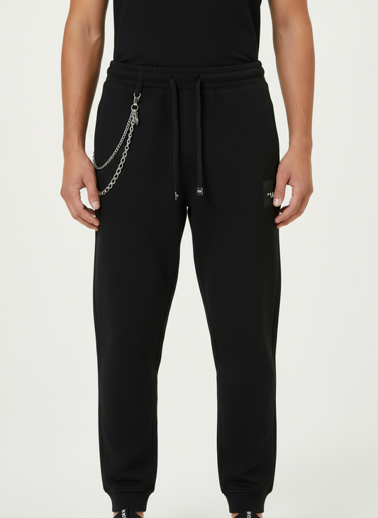 John Richmond Baum Hose mit schwarzer Kette