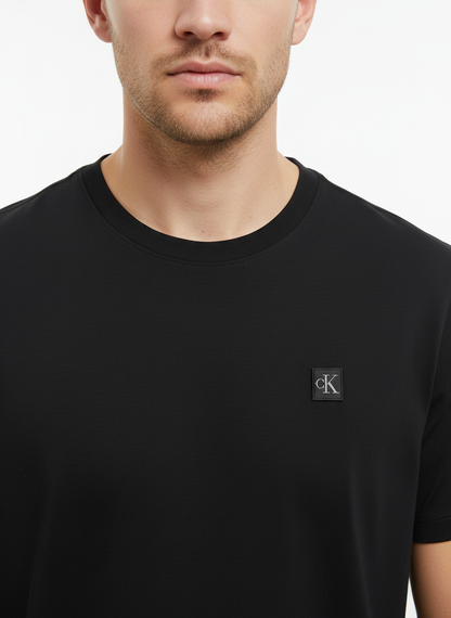 Calvin Klein Jeans Kurzarm-T-Shirt für Jungen, Schwarz