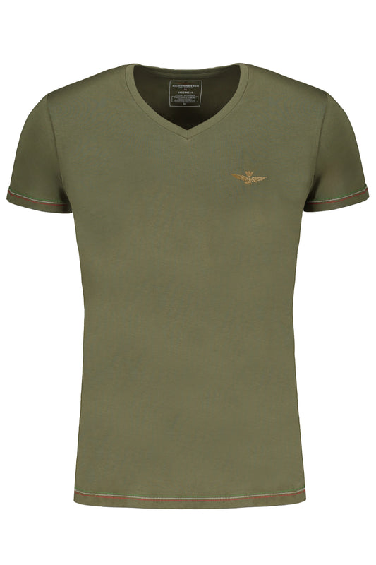 Aeronautica Militare T-Shirt Maniche Corte Uomo Verde"" - mem39