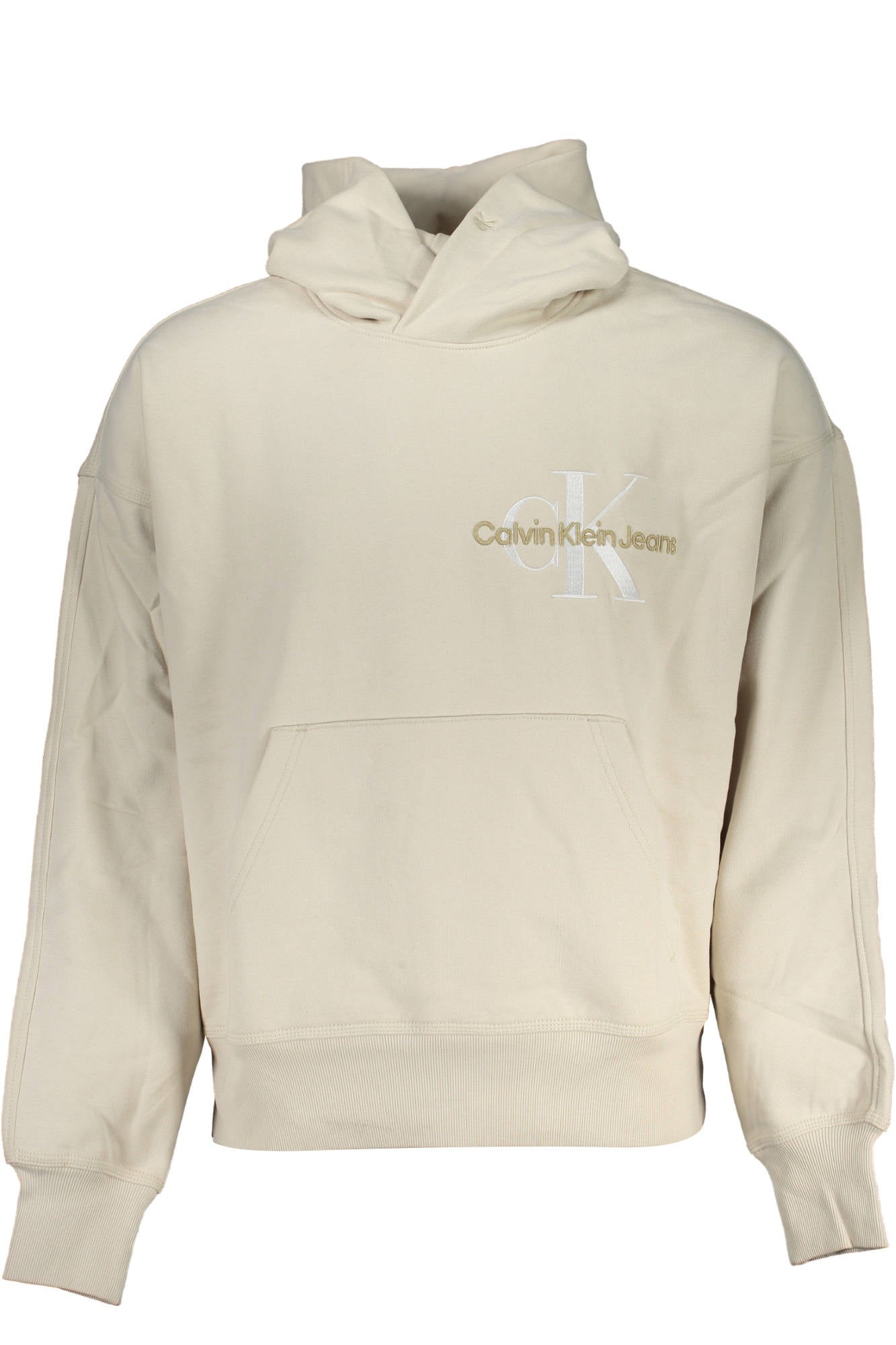 Calvin Klein Felpa Senza Zip Uomo Beige"" - mem39