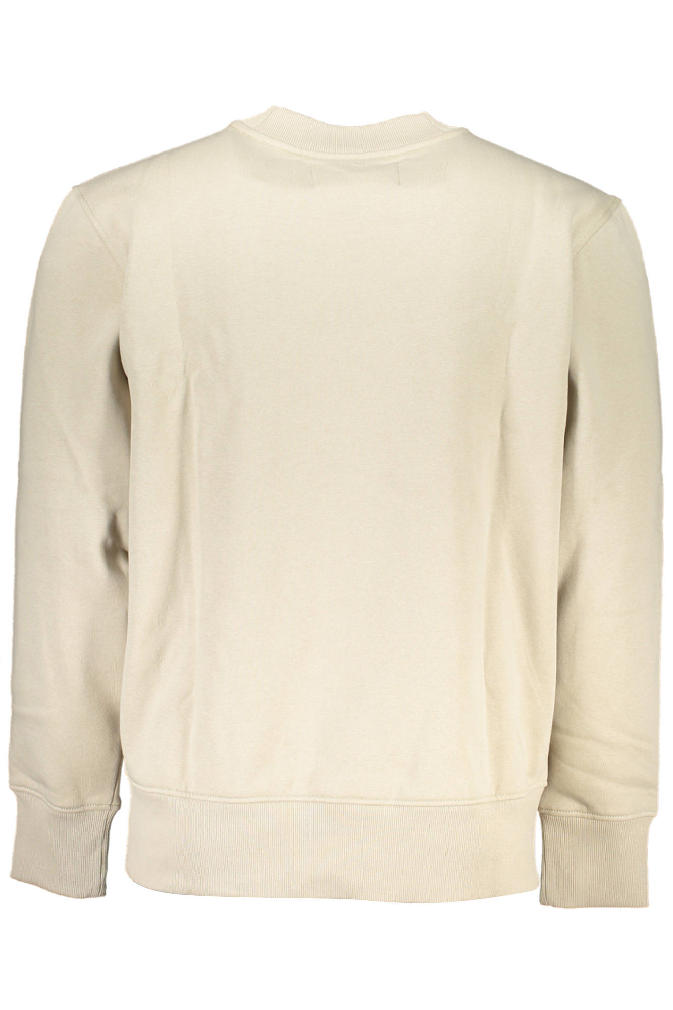 Calvin Klein Herren Sweatshirt mit Reißverschluss, Beige