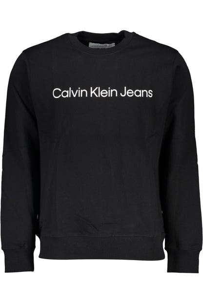 Calvin Klein Felpa Senza Zip Uomo Nero - mem39