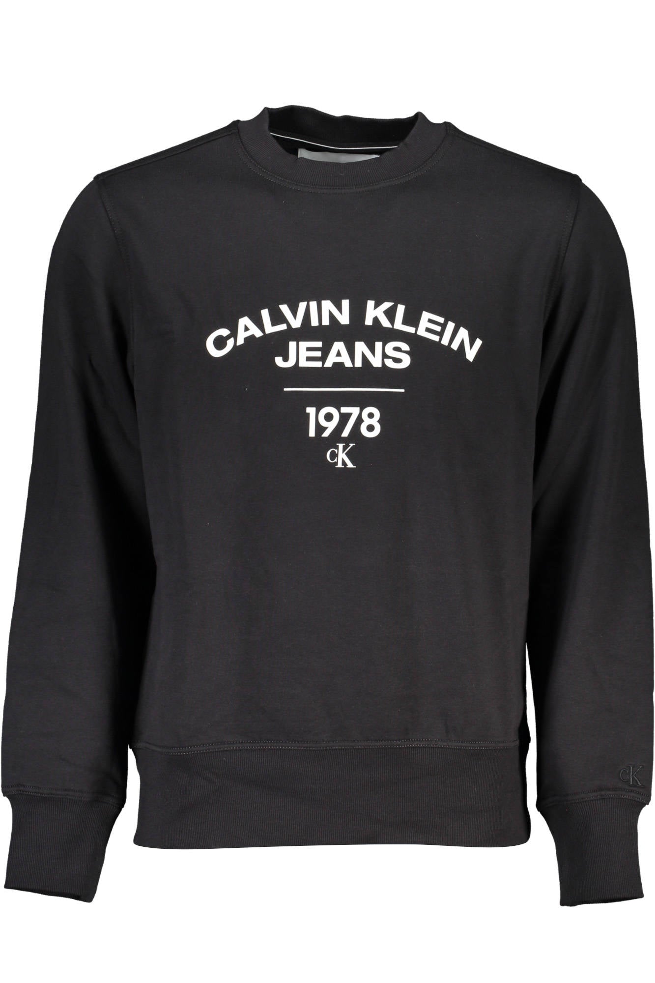 Calvin Klein Felpa Senza Zip Uomo Nero"" - mem39