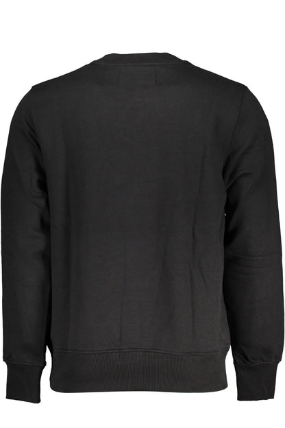 Calvin Klein Herren-Kapuzenpullover mit Reißverschluss, Schwarz