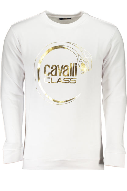 Cavalli Class Felpa Senza Zip Uomo Bianco"" - mem39