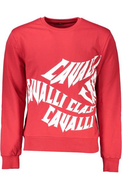 Cavalli Class Felpa Senza Zip Uomo Rosso"" - mem39