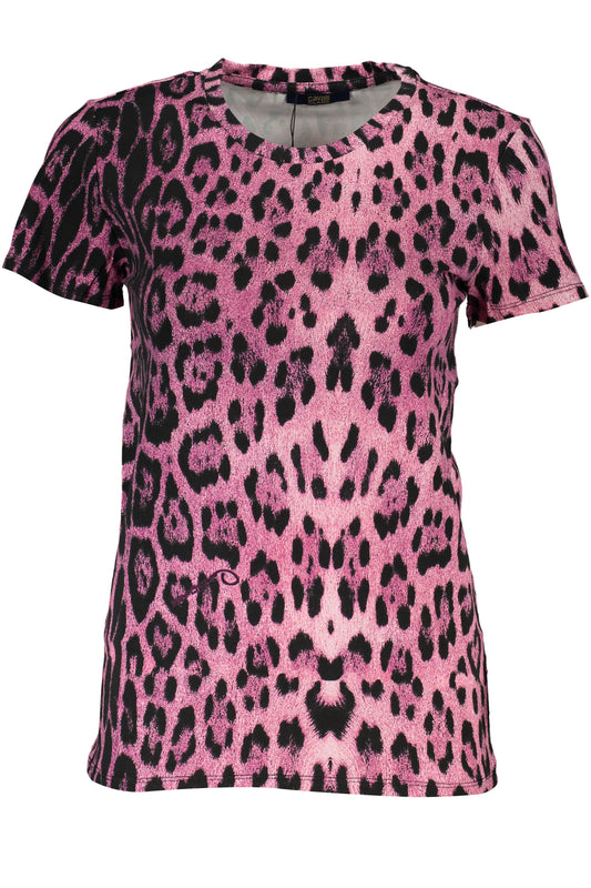 Cavalli Class T-Shirt Maniche Corte Donna Rosa"" - mem39