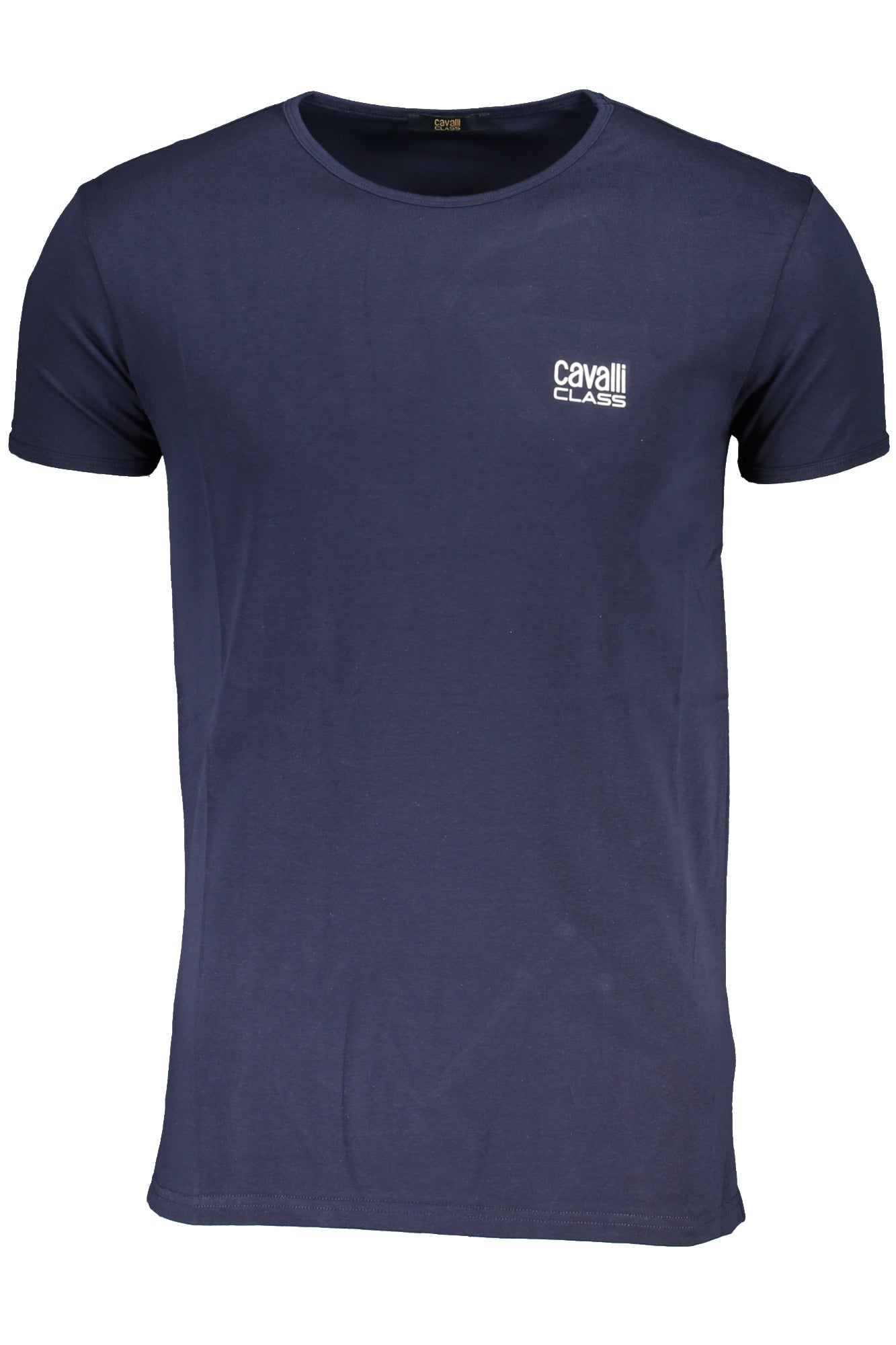 Cavalli Class T-Shirt Maniche Corte Uomo Blu"" - mem39