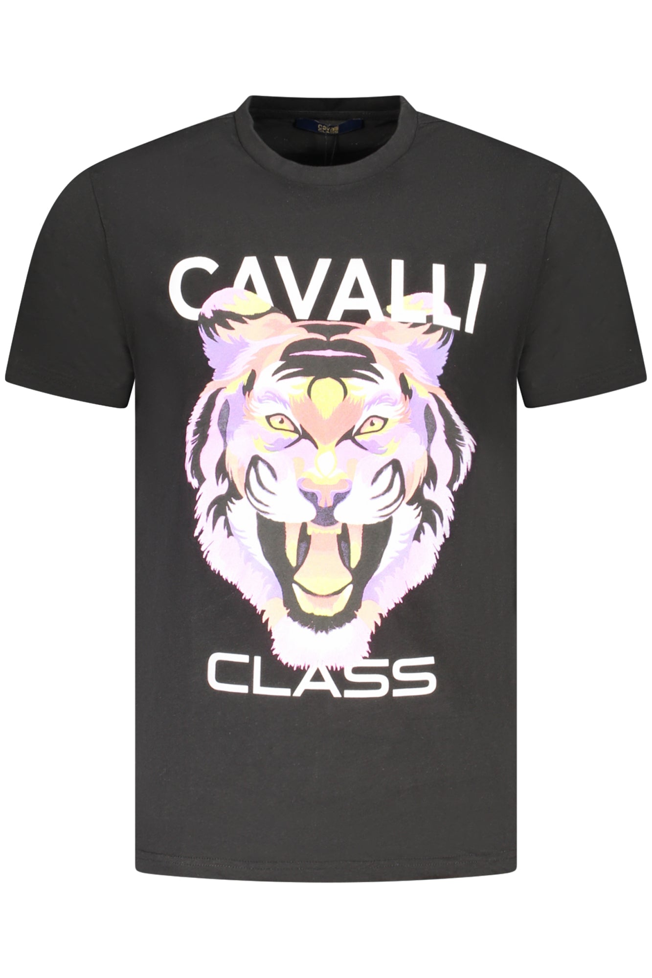 CAVALLI CLASS T-SHIRT MANICHE CORTE UOMO NERO