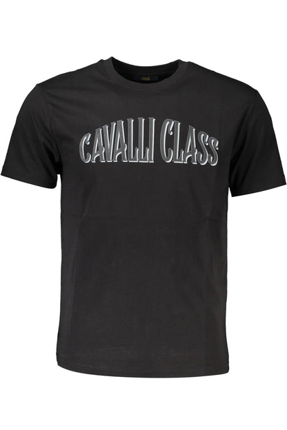 Cavalli Class T-Shirt Maniche Corte Uomo Nero - mem39