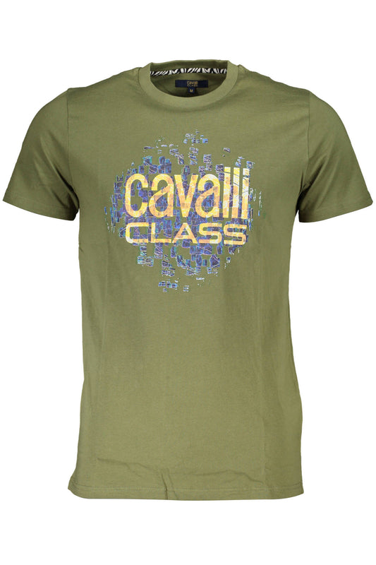 Cavalli Class Herren-T-Shirt mit kurzen Ärmeln