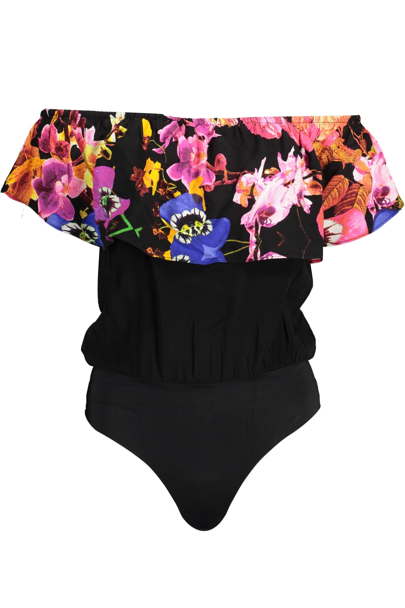 Desigual Body Senza Maniche Donna Nero"" - mem39