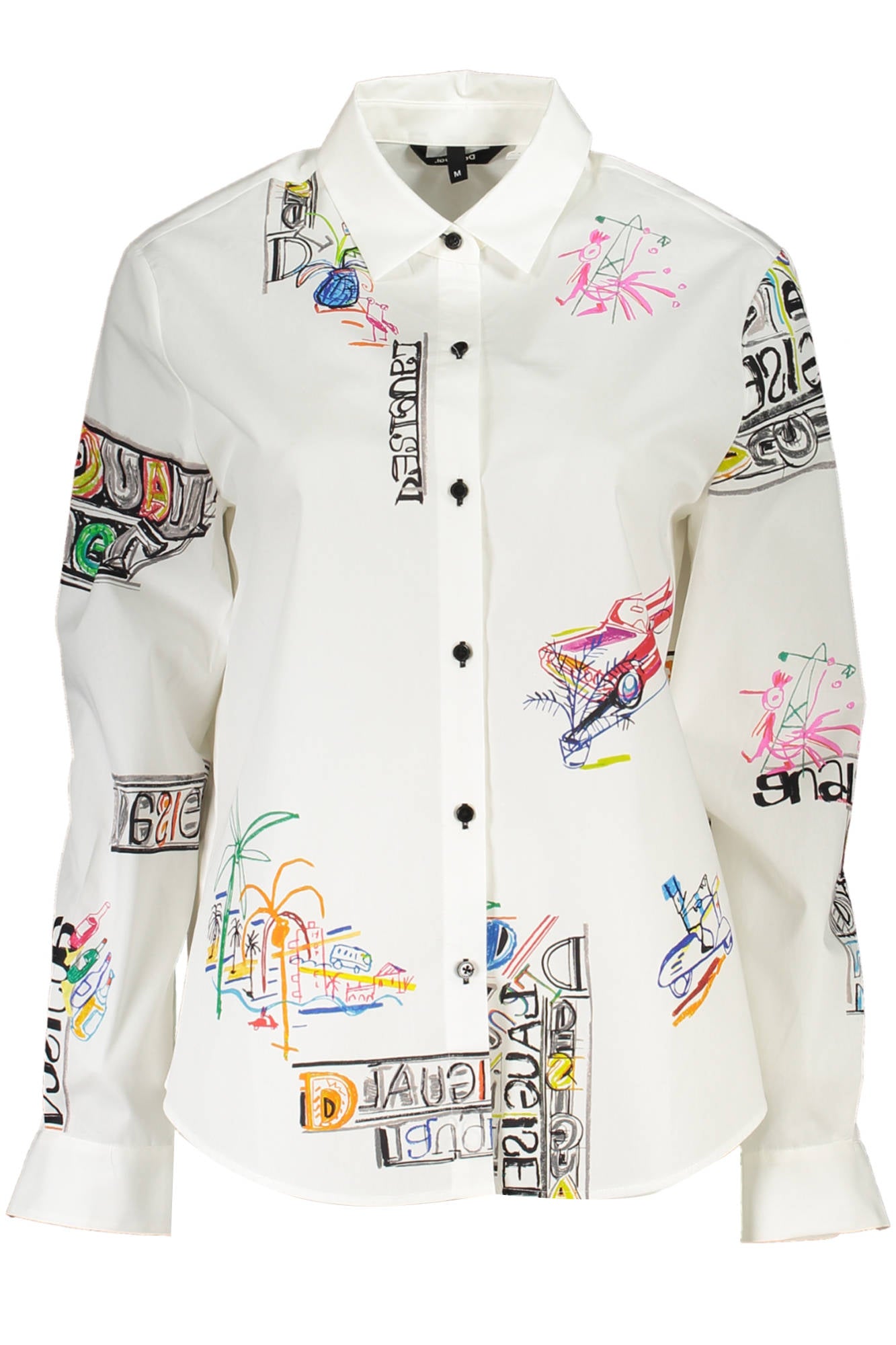 Desigual Camicia Maniche Lunghe Donna Bianco - mem39