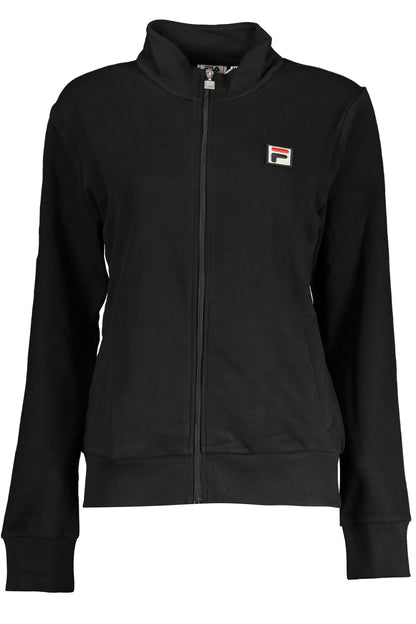 Fila Felpa Con Zip Donna Nero"" - mem39