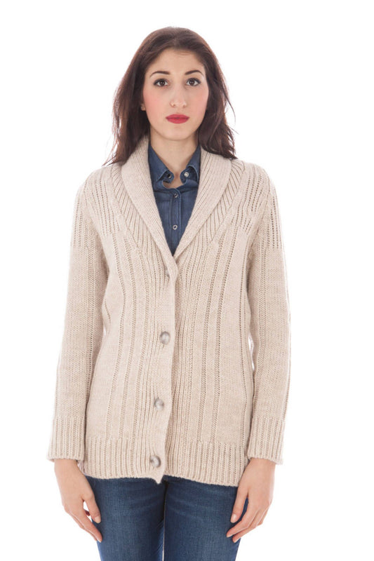 Fred Perry Cardigan Donna Beige"" - mem39